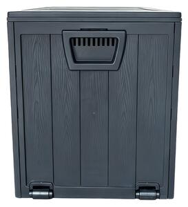 Záhradný úložny box sivý 280 L AZB-G2075 GREY