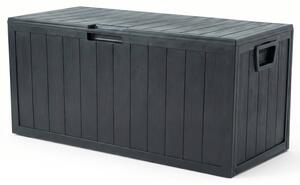 Záhradný úložny box sivý 280 L AZB-G2075 GREY