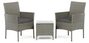 Set záhradného nábytku sivý AZS-A1102 GREY
