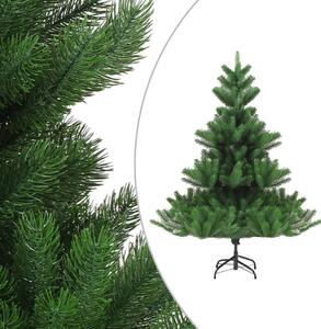 Umelý vianočný stromček jedľa Nordmann LED a gule zelený 240 cm