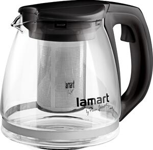 Kanvica 1,1 l, čierna, LAMART VERRE LT7025