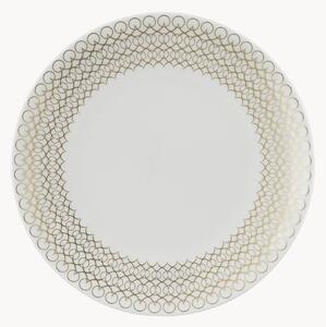 Dezertné taniere z kostného porcelánu Jade, 6 ks