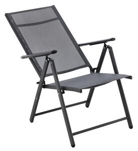 Záhradná stolička BAR sivá TIH3491