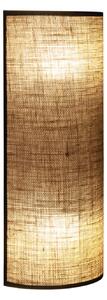 Nástenné Svietidlo Duolla, Nature, Hnedá / Hrdzavá, Obývacia izba, Tkanina / Textil, Boho