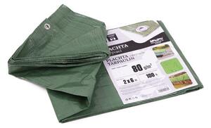 MASIPRO Plachta 80 g ZELENÁ 2 x 6 m