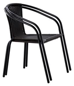 Set záhradného nábytku BISTRO čierny NEO2262KPL