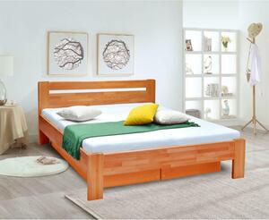 Masívna posteľ Maribo 2, 180x200, vr. roštu, bez matraca, višňa