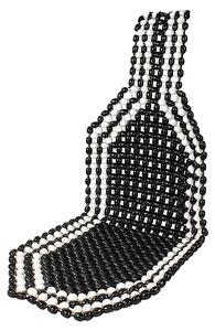 Cappa Poťah na sedadlo BEADS s masážnymi guličkami, 1 ks, čierny