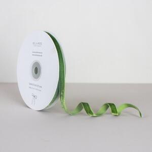Zamatová stuha 1 cm – Olive (10 m)