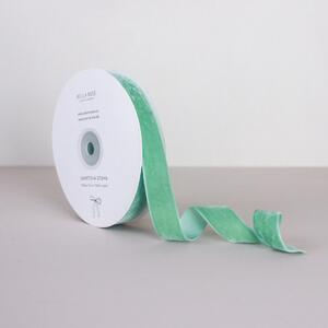 Zamatová stuha 2 cm – Dusty Mint (10 m)