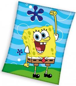 Detská deka Sponge Bob Zábava v Mori 130x170 cm