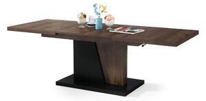 NOIR dub hnedý / čierny, rozkladacia, konferenčný stôl, stolík
