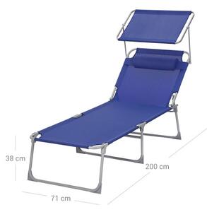 Skladacie lehátko so strieškou GCB22BUV2