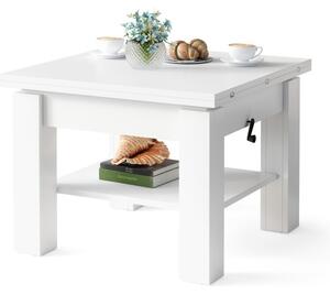 CLEO biely, rozkladací, zdvíhací konferenčný stôl, stolík