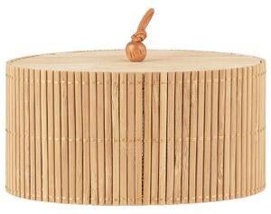 IB Laursen Oválna bambusová krabička s vekom