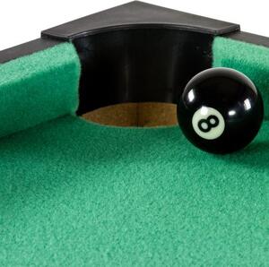 Mini biliardový stôl GamesPlanet® MICRO, čierny