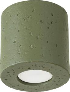 Sollux SL.1841 - Bodové svietidlo ORBIS 1xGU10/10W/230V betón/zelená