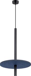 Sollux SL.1881 - Luster na lanku FELTRO 1xG9/8W/230V čierna/modrá