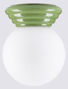 Sollux SL.1900 - Stropné svietidlo do kúpeľne ZORI 1xG9/8W/230V priemer 12 cm IP44 zelené