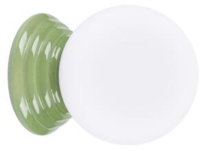 Sollux SL.1894 - Kúpeľňové nástenné svietidlo ZORI 1xG9/8W/230V IP44 zelené