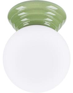 Sollux SL.1900 - Stropné svietidlo do kúpeľne ZORI 1xG9/8W/230V priemer 12 cm IP44 zelené