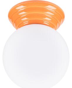 Sollux SL.1899 - Stropné svietidlo do kúpeľne ZORI 1xG9/8W/230V pr. 12 cm IP44 oranžové