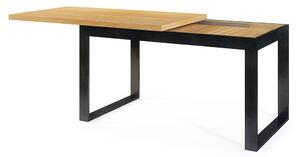Stôl LEVRO, prírodný dub, loft, výsuvný až na 1,9 m