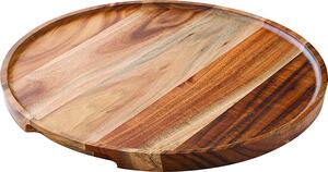 Utopia Tableware Okrúhly tanier z akáciového dreva kruhový / tanier na pizzu 30 cm