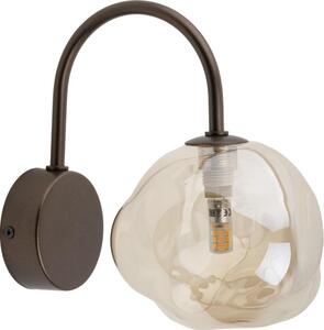 Brilagi - Nástenná lampa VULCANO 1xG9/8W/230V hnedá/dymová béžová