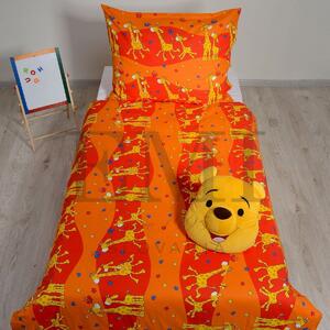 Obliečky detské žirafy červené EMI: Štandardný set jednolôžko obsahuje 1x 140x200 + 1x 70x90