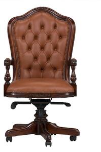 Massive home | Anglická kancelářská židle Windsor hnědá MH0942W