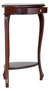 Massive home | Rohový konzolový stolek Windsor hnědý masiv mahagon MH0949W