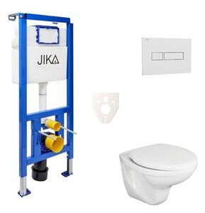Cenovo zvýhodnený závesný WC set Jika do ľahkých stien / predstenová montáž + WC Fayans Neo SIKOJSJ1