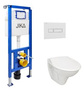 Cenovo zvýhodnený závesný WC set Jika do ľahkých stien / predstenová montáž + WC Jika Nila KMPLJIKAS