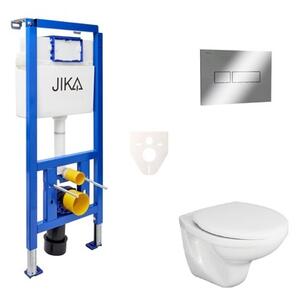 Cenovo zvýhodnený závesný WC set Jika do ľahkých stien / predstenová montáž + WC Fayans Neo SIKOJSJ2