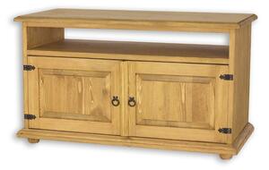 Massive home | Dřevěný TV stolek Corona II TVT02_4 Bezbarvý vosk