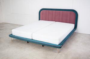 Čalouněná postel CLAUDIA 180x200 samet
