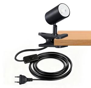 Immax NEO 08291L - Lampa s klipom PUNTO 1xGU10/9W/230V čierna