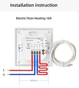 Immax NEO 07555L - Termostat pre elektrické podlahové kúrenie SMART 230V/16A