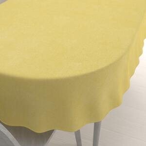 Biante Dekoračný oválny obrus BKW-209 Žltozelený žíhaný 100x140 cm