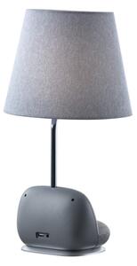 Immax NEO 09109L - LED stmievateľná stolová lampa s bezdrôtovým nabíjaním Qi SOFA LED/6W/230V sivá