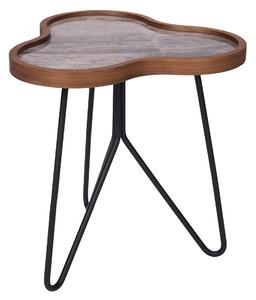 Konferenčný stolík Folium malý príručný keramický rozmer 45 x 45 x 45 cm N-466