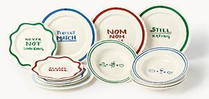 Porcelánová súprava riadu's dekoračným motívom Tutti, 4 osoby, 12 ks