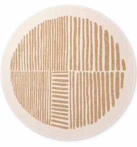 Koberec Ted Baker Haringey Bounds naturálny / biely kruh