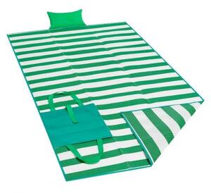 Plážová deka 179 x 89 cm NILS CAMP NC 1300 - zelená
