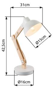 Brilagi - Stolná lampa FOCUS 1xE27/40W/230V biela