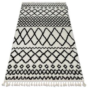 Koberec PROMO BERBER SAFI N9040 biely / čierny