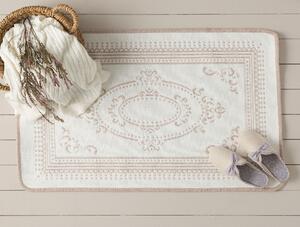 Obojstranný koberec, bielo-ružový, 60x100 cm, Rachelle