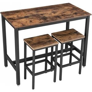 Barový stôl so stoličkami VASAGLE LBT15X