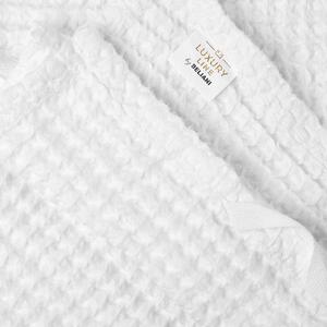 Sada 9 uterákov biele bavlnené savé zero twist uterák na ruky uterák pre hostí osuška kúpeľová predložka